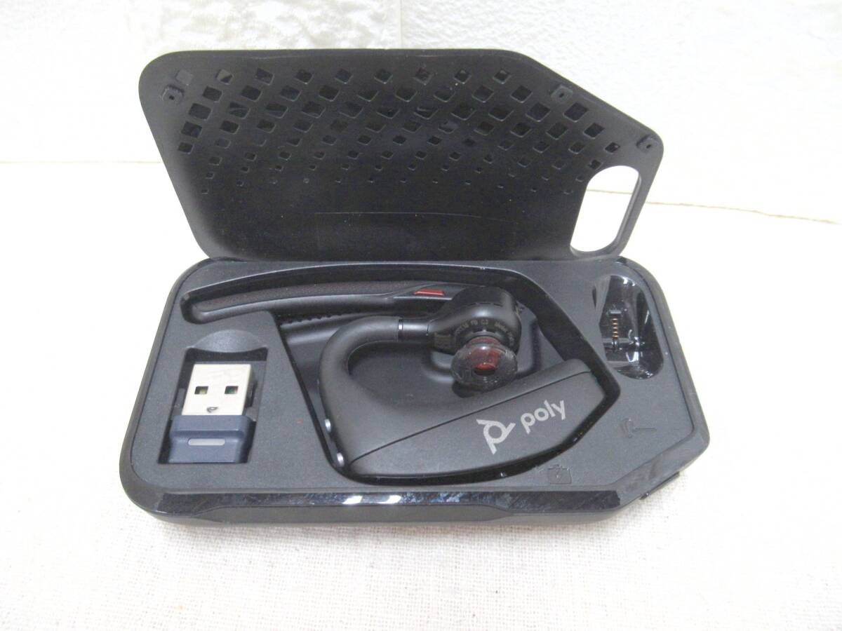 PLANTRONICS Polyポリー Voyager 5200　中古美品 Amazon.co.jp: Poly(旧モデル) ワイヤレスヘッドセット Voyager