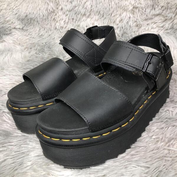 美品 Dr.Martens VOSS QUAD サンダル 厚底 レディース