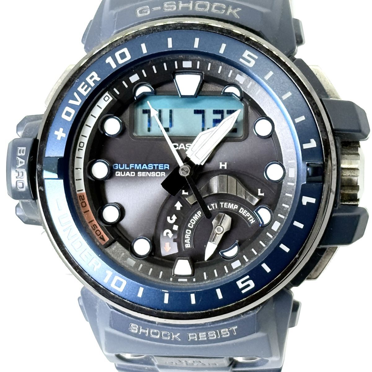 ☆美品☆G-SHOCK ガルフマスターGWN-Q1000A GWN-Q1000A-1AJF | CASIO