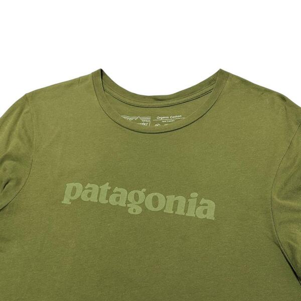 2018 USA製 パタゴニア patagonia テキスト ロゴ Tシャツ
