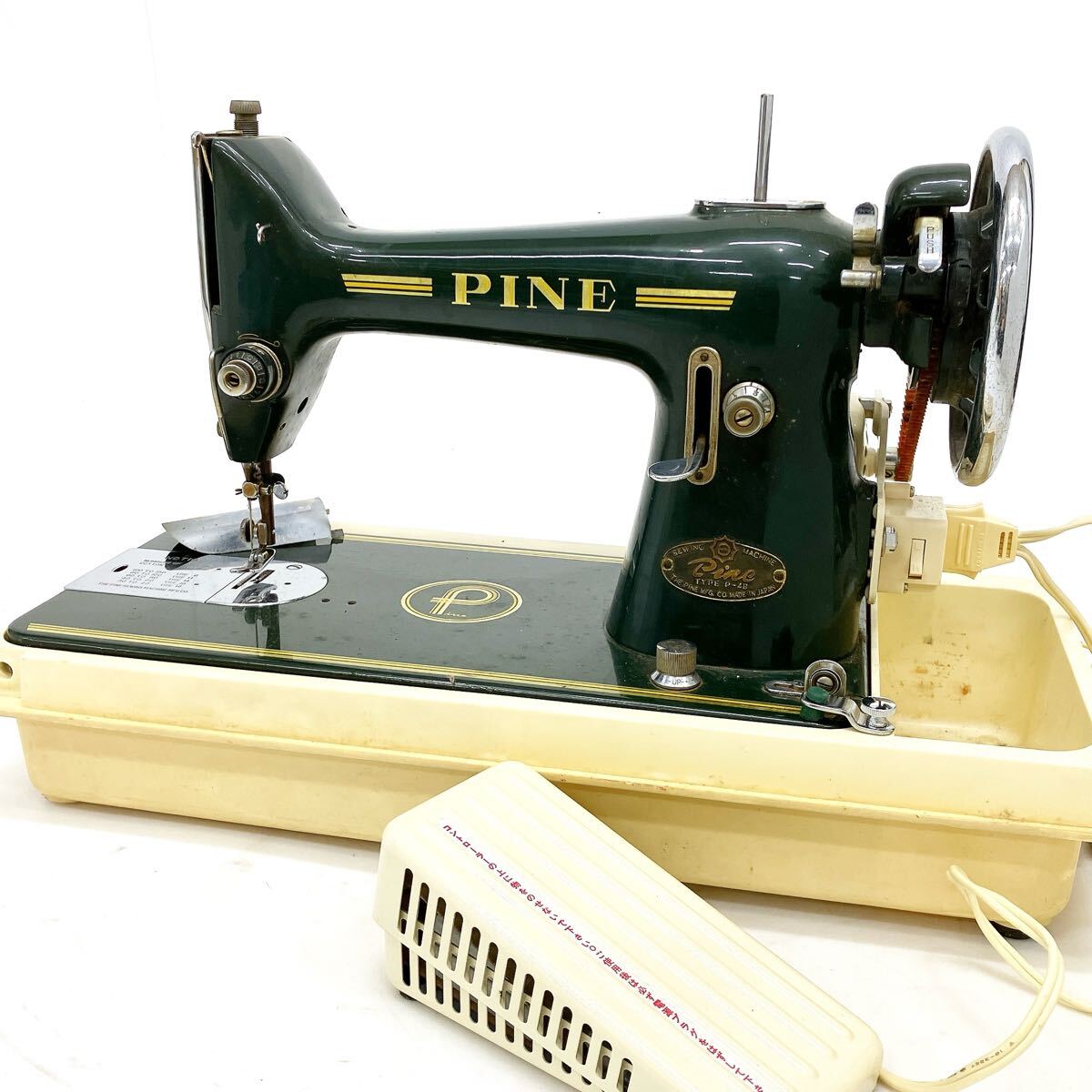 ミシン PINE P-3A ビンテージ 昭和 レトロ 家庭用 インテリア 本体 Yahoo!オークション -「pine ミシン」の落札相場・落札価格