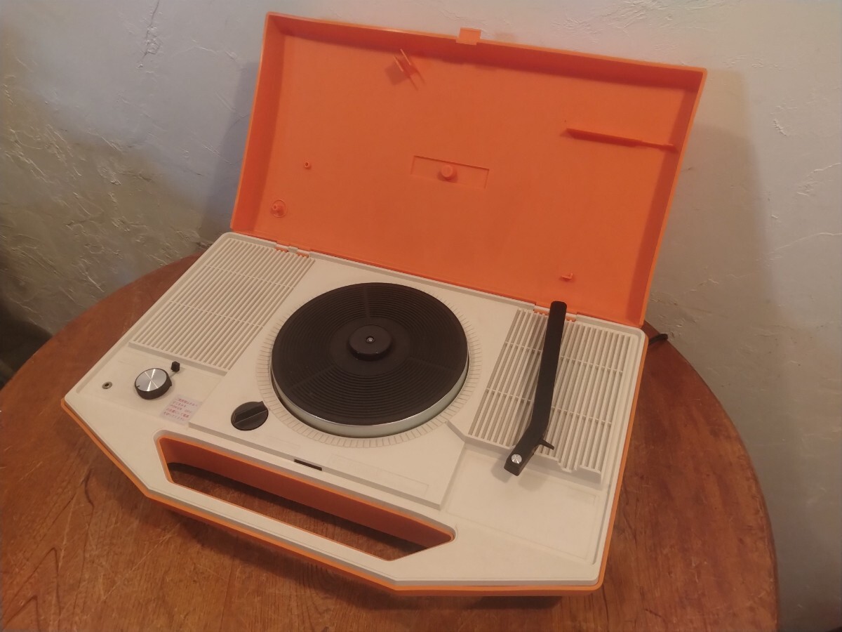 昭和レトロ希少当時物！キテーチャンのレコードプレーヤー！ ヤマダモール | 昭和レトロ 簡単 コンパクトプレーヤー レコード