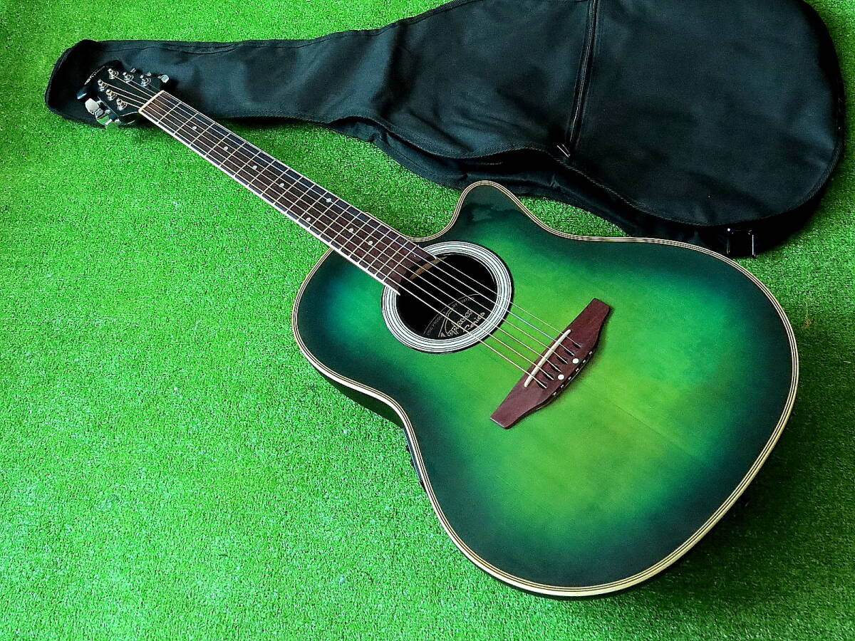 Applause by ovation AE28 エレアコ グリーン系 Yahoo!オークション -「ovation applause」(アコースティック