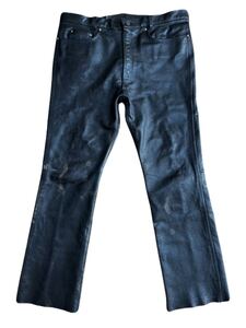 Rookie Leathers レザーパンツ 5L W103cm 大きめ 牛革 カウレザー schott