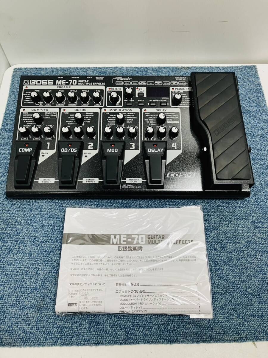 BOSS ME-70 マルチエフェクター 別売アダプター付 取説付 Yahoo!オークション -「boss me-70」の落札相場・落札価格