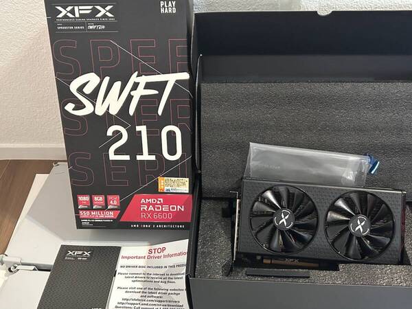 返品対応 モンハンワイルズ快適動作 RX6600 スト6ベンチにて動作確認済み ゲーミングPCグラボ グラフィックボード (SW6603) 配信 実況