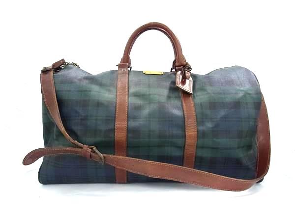 レア⭐︎ポロラルフローレン⭐︎ボストンバッグ中古PVC 大容量2WAY 良品】レア 大容量 RALPH LAUREN ポロラルフローレン ボストン