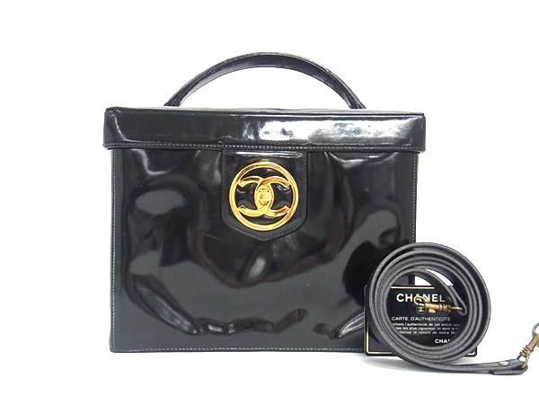 CHANEL シャネル エナメルバニティバッグ Yahoo!オークション -「シャネル バニティ エナメル」の落札相場