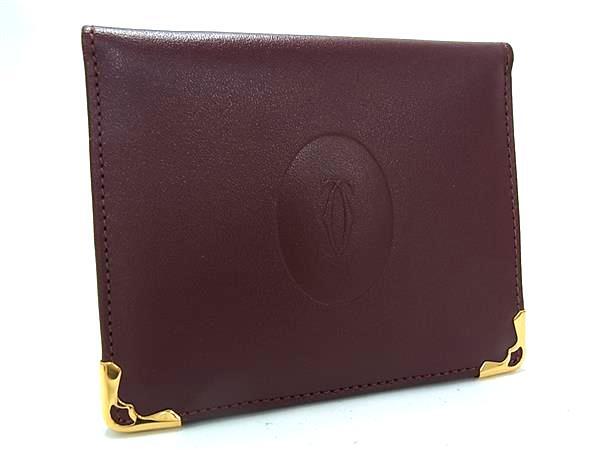 Cartier ブラウンレザー 名刺入れ 【中古】極美品 2025年最新】Yahoo!オークション -カルティエ 名刺入れの中古品