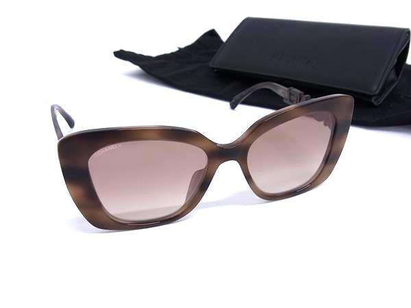 美品　シャネル　サングラス　ラインストーン　マトラッセ　ブラック　4102 Yahoo!オークション -「シャネルサングラス (ラインストーン