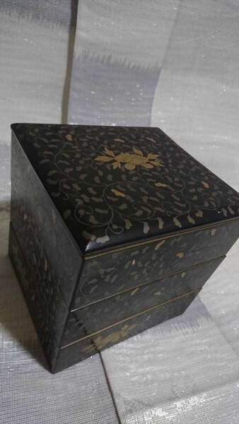 蒔絵 重箱 木製
