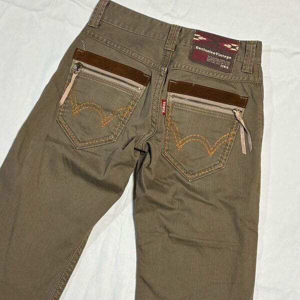 EDWIN☆エドウィン☆防風☆防寒☆裏起毛☆ストレッチパンツ☆434XVS☆28☆ウエスト74cm
