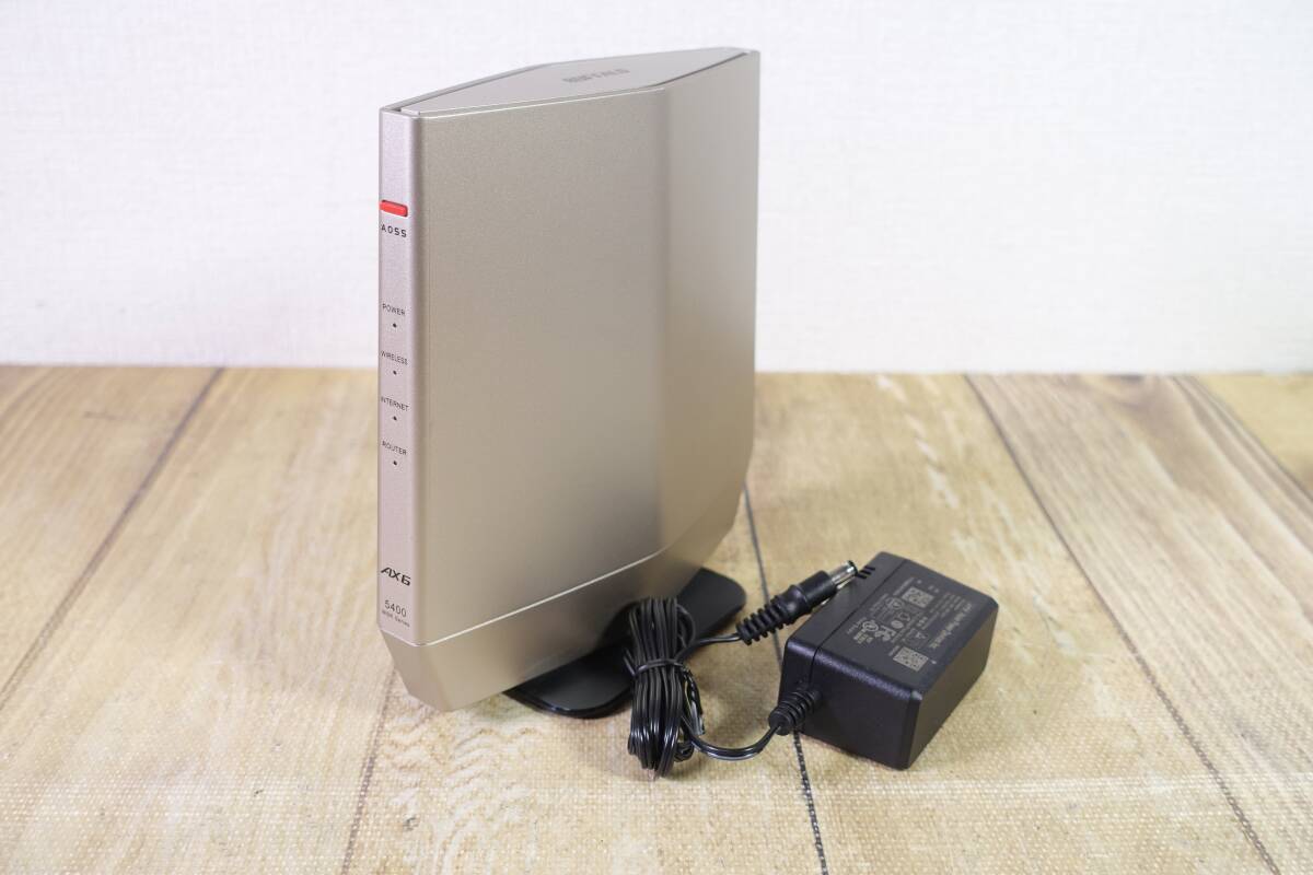 【中古】BUFFALO WSR-5400AX6S-CG Wi-Fi 6ルーター バッファロー AirStation WSR-5400AX6S-CG [シャンパンゴールド