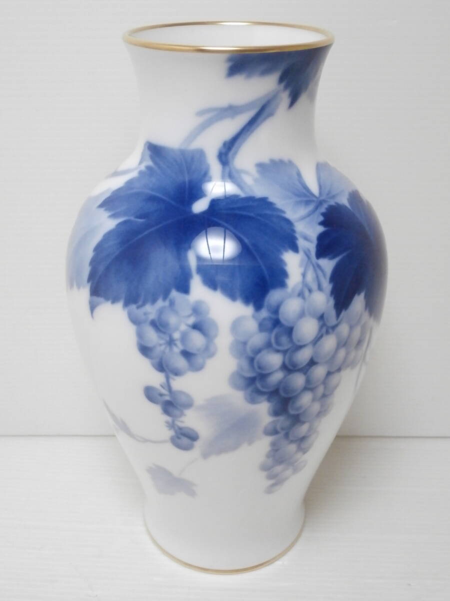 大倉陶園 花瓶 花器 葡萄紋 OKURA 箱有り Yahoo!オークション -「ぶどう」(大倉陶園) (ブランド別)の落札
