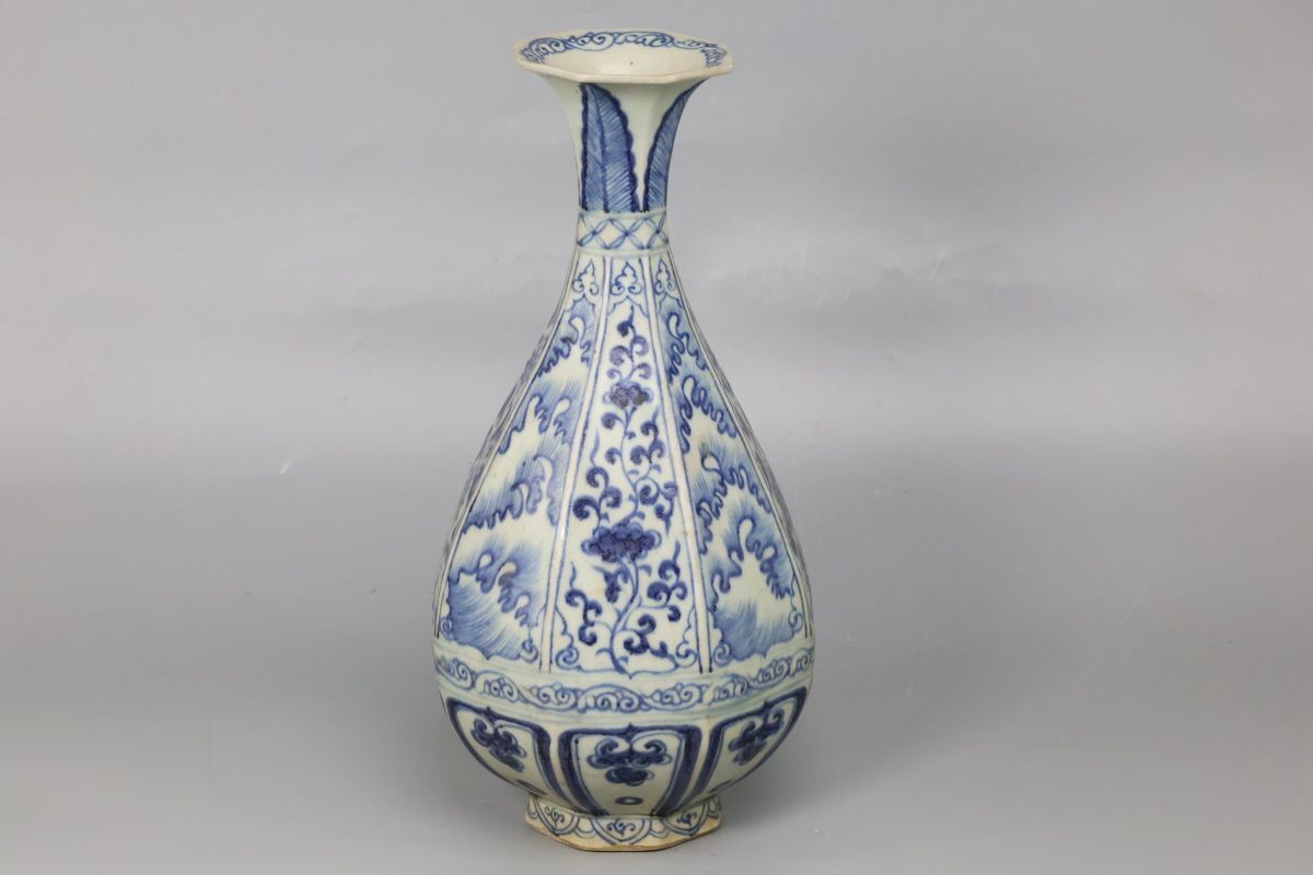 中国明時代染付(青花)花瓶 Yahoo!オークション -「明代 染付」の落札相場・落札価格