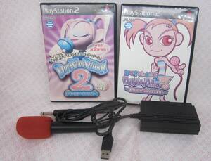 【送料無料!!】PS2ソフト ドリームオーディション2.3 マイクセット! PlayStation2 JALECO