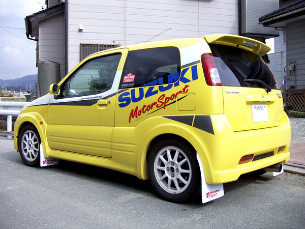【各色製作承ります】HT81Sスイフトスポーツ用マッドフラップ(マッドガード)一台分(赤色)【全国送料0円】