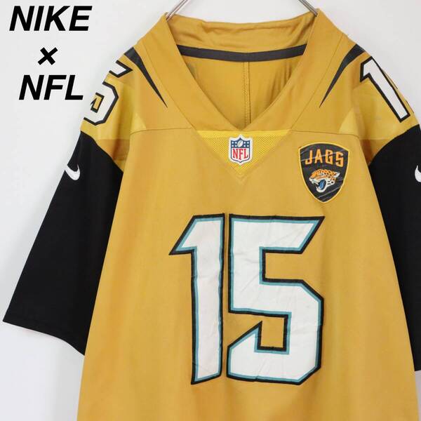 【NFLチーム】ナイキ ジャガーズ ゲームシャツ ユニホーム アメフト イエロー