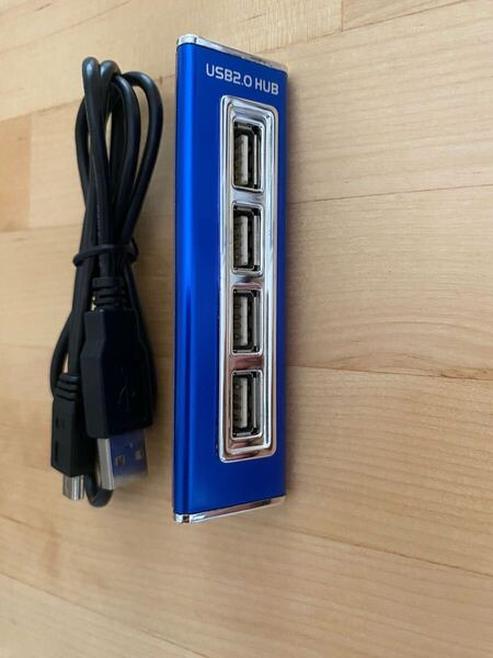 ロアス LOAS 4ポートUSB2.0ハブ シルバー UH-2154BL 送料無料