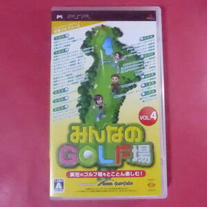 S4-250502☆みんなのGOLF場 Vol.4(収録エリア:関西&中部編)/PSP