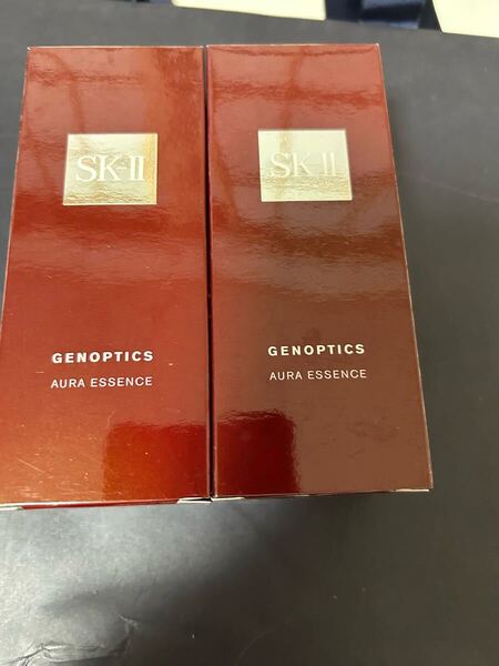 SK-II SK2 ジェノプティクス オーラエッセンス美容液75ml×2個 新品未使用 2022年製 国内正規品