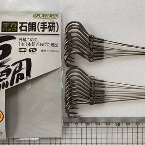 石鯛仕掛け オーナー手研石鯛 15号 クビフリワイヤーハリス 20本セット 送料込み 20㎏強度耐久テスト合格品 No.2718