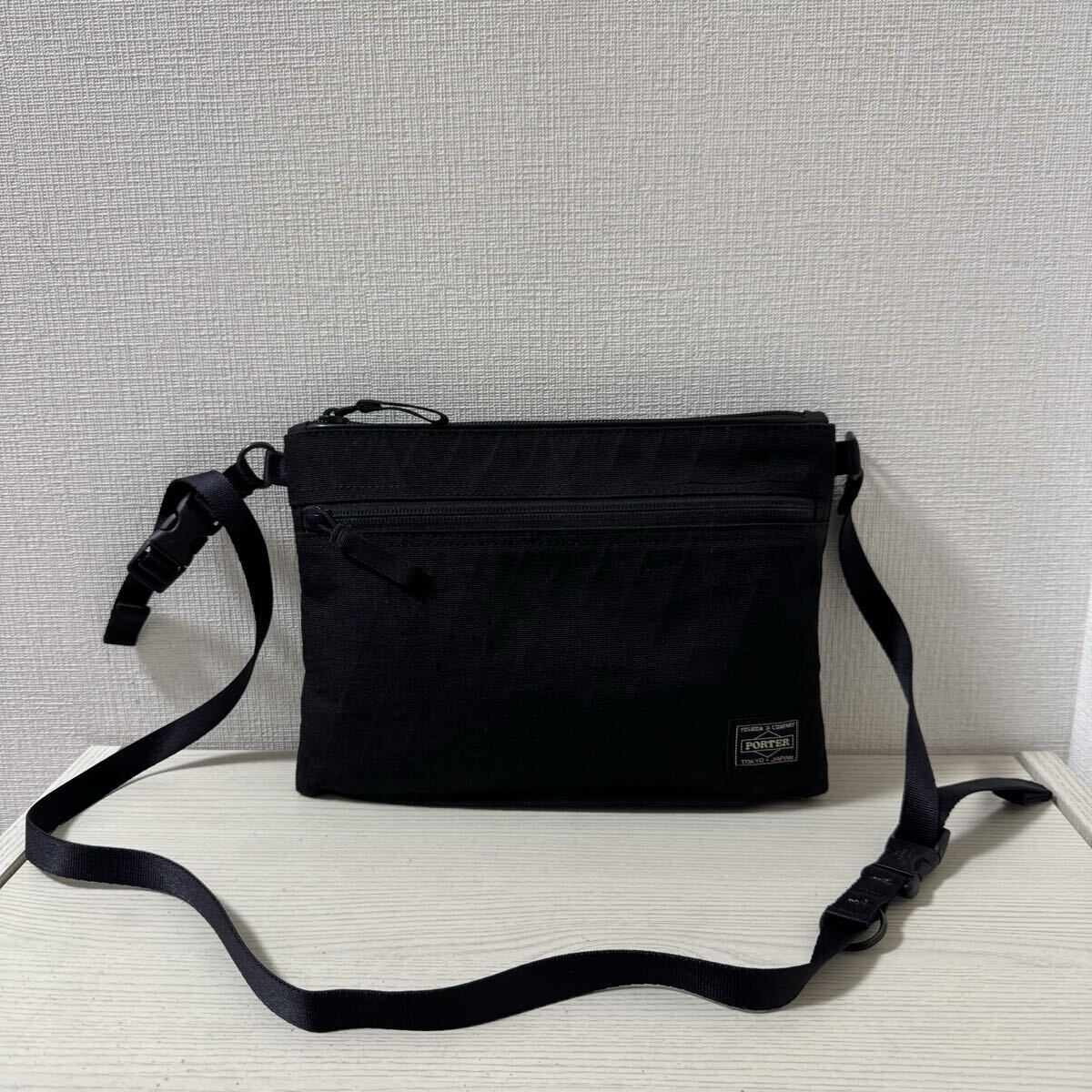 【美品・未使用】ポーターショルダーバッグ PORTER ポーター ミニショルダーバッグ L-fine ILS共同企画 383