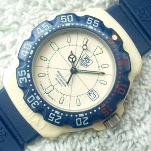 TAG Heuer タグホイヤー フォーミュラ1 F1 腕時計 クォーツ デイト 35mmメンズ 3針 アイボリー ネイビー メンズ