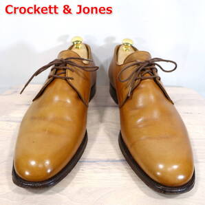 【定番】クロケットアンドジョーンズ プレーントゥダービー DARTMOUTH Crockett&Jones UK8.5E(JP27.0相当) 明るい茶