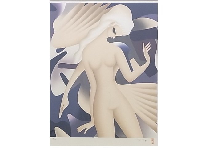 東郷青児 【裸婦】 リトグラフ Yahoo!オークション -「東郷青児 リトグラフ」(版画) (美術品)の