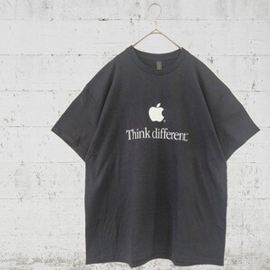 【XLサイズ】apple think different古着ビンテージ90年企業ロゴ下北沢好きに