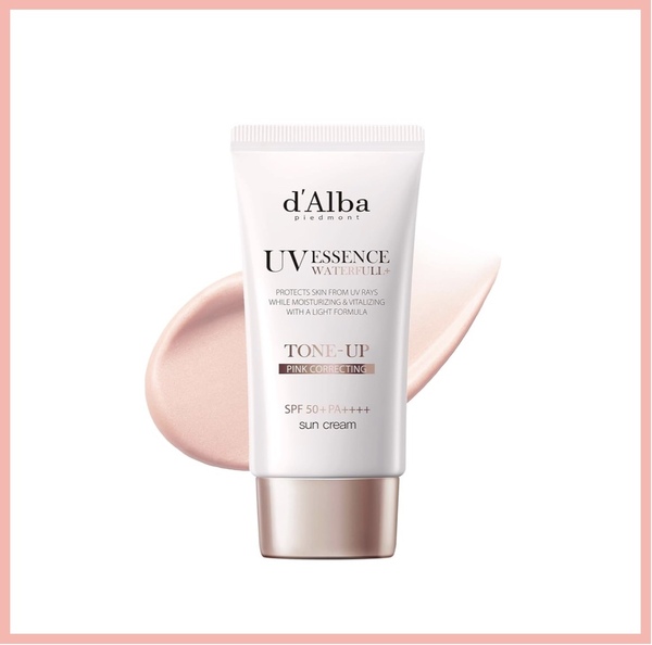 <新品> dAlba ダルバ トーンアップ 日焼け止め 化粧下地 ピンク 50ml SPF50+ PA+++ ダルバ UV下地 サンクリーム ツヤ肌 韓国コスメ