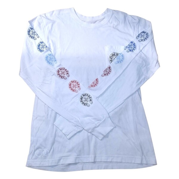 クロムハーツ / CHROME HEARTS ホースシュー ロング Tシャツ ホワイト L