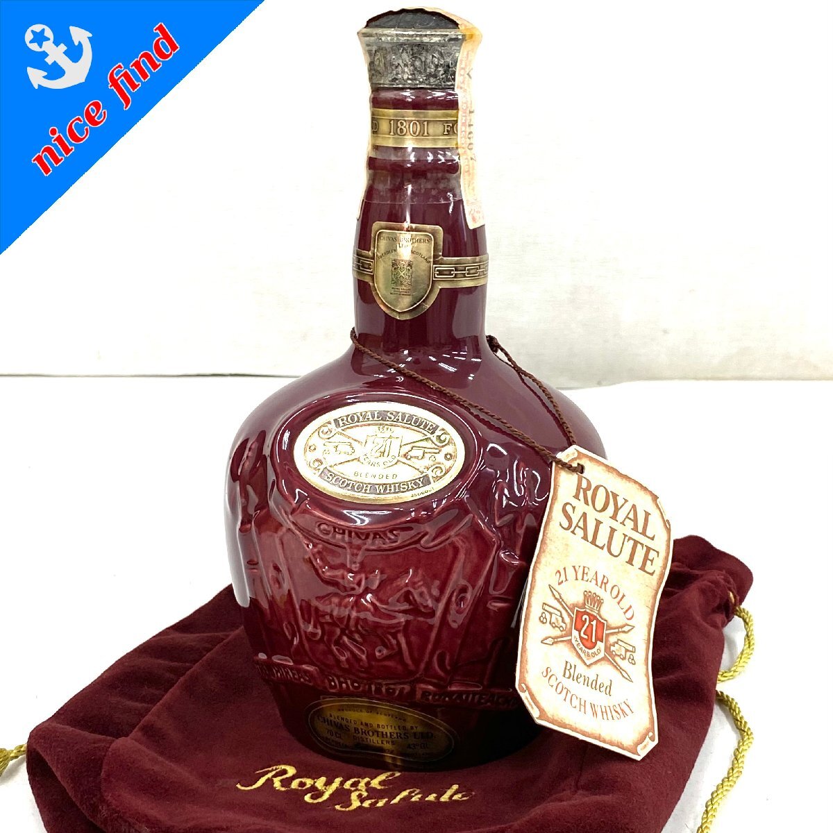シーバス ロイヤルサルート 21年赤陶器 700ml 未開封 Yahoo!オークション -「ロイヤルサルート 21年 赤」の落札相場