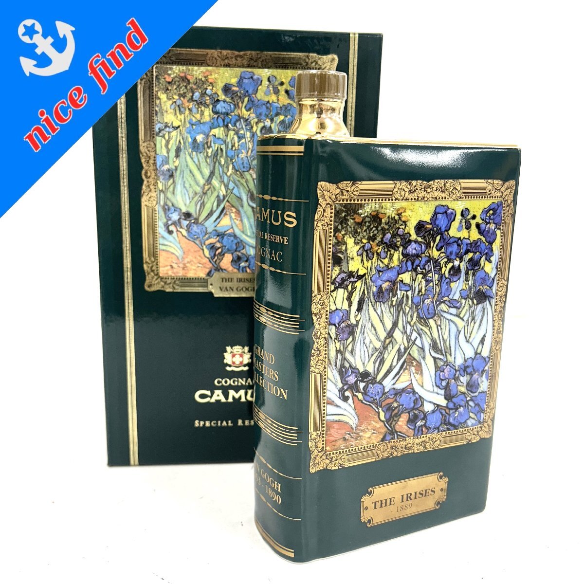 【古酒/未開栓】カミュ CAMUS コニャック 5本セット 陶器ブック型ほか Yahoo!オークション -「カミュ ブック ゴッホ」の落札相場・落札価格