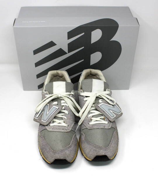 定価2万 NEW BALANCE ニューバランス CM996HK2 996V2 35th Anniversary Edition ビンテージ加工 スエード レザースニーカー 27.5cm GRAY