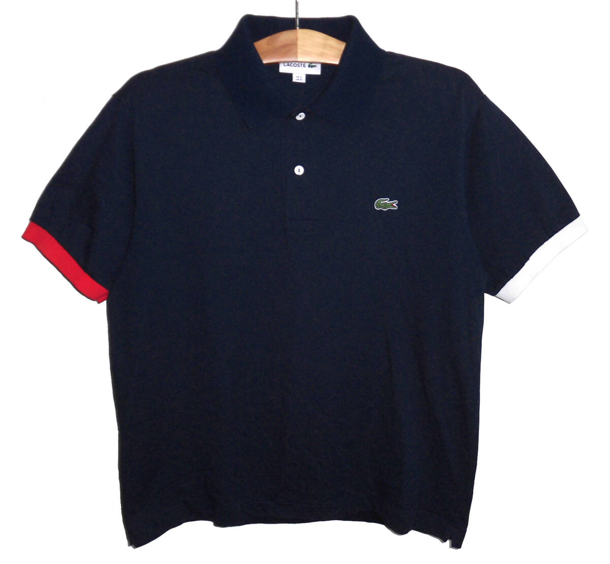 LACOSTE ブラック ポロシャツ FR 4/US M 日本製 Yahoo!オークション -「fr4」(男性用) (ラコステ)の落札相場