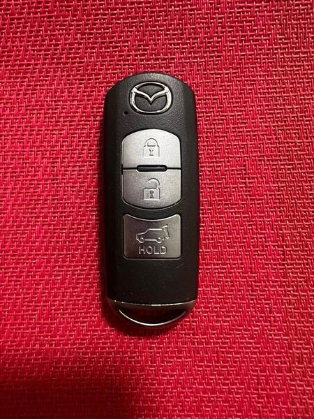 送料込 MAZDA マツダ純正 アクセラ アテンザ ロードスター等 3ボタン 007YUUL0635 スマートキー キーレス リモコン 鍵 (10)