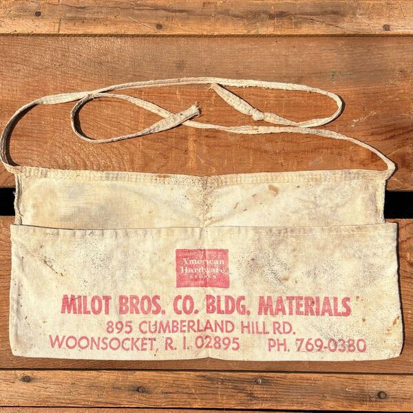 【USA vintage】work apron ワークエプロン アメリカ ビンテージ