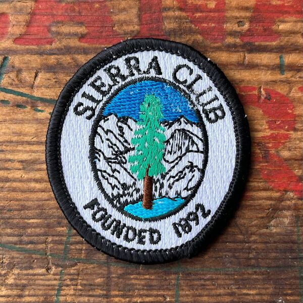 【USA vintage】ワッペン SIERRA CLUB 環境保護 自然保護団体 アメリカ ビンテージ