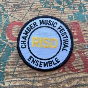 【USA vintage】ワッペン RISD CHAMBER MUSIC FESTIVAL 音楽フェスティバル アメリカ ビンテージ
