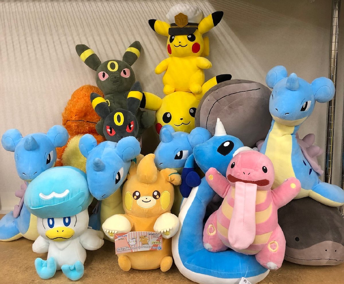 ポケモン ぬいぐるみ まとめ売り Pokemon Yahoo!オークション -「ポケモンぬいぐるみまとめ」の落札相場