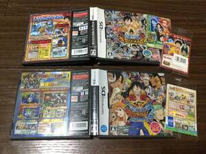 ◇トレカ付き 動作OK◇任天堂DS ワンピース ギガントバトル 2作品セット 即決