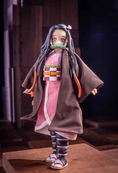 S.H.Figuarts竈門禰豆子 布製の羽織 スカート裾 可動UP 鬼滅の刃 本体なし