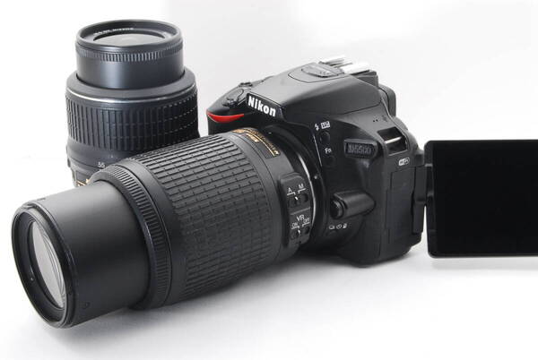 Nikon D5500 デジタル一眼レフカメラ ニコン ダブルレンズ Wi-Fi機能搭載