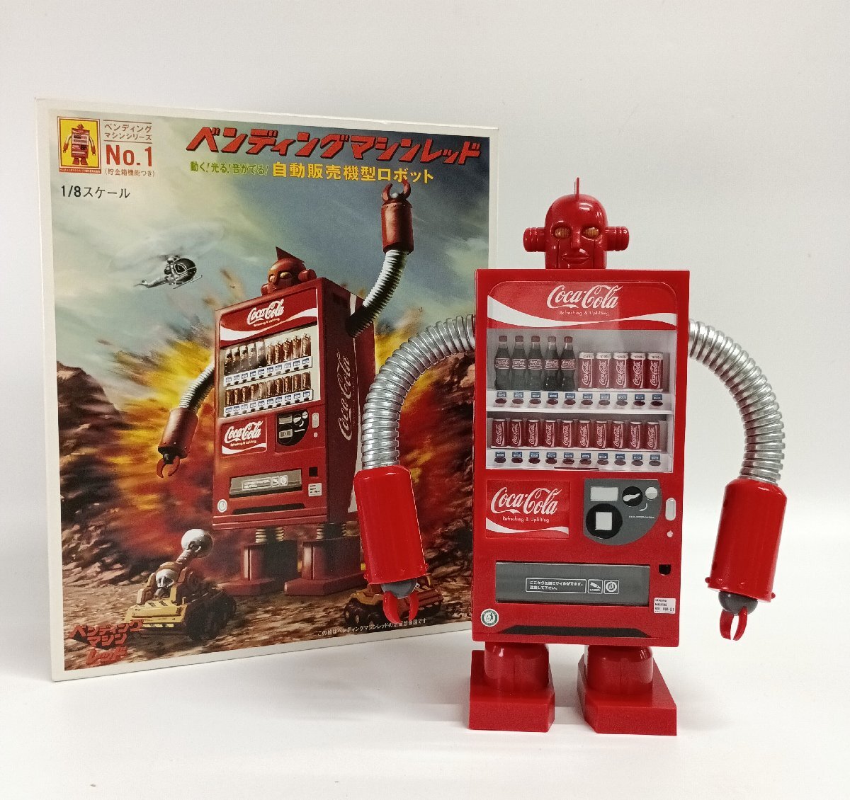 【希少】☆コカ・コーラ ベンディングマシーンレッド 自動販売機型ロボット Yahoo!オークション -「ベンディングマシンレッド」の落札相場