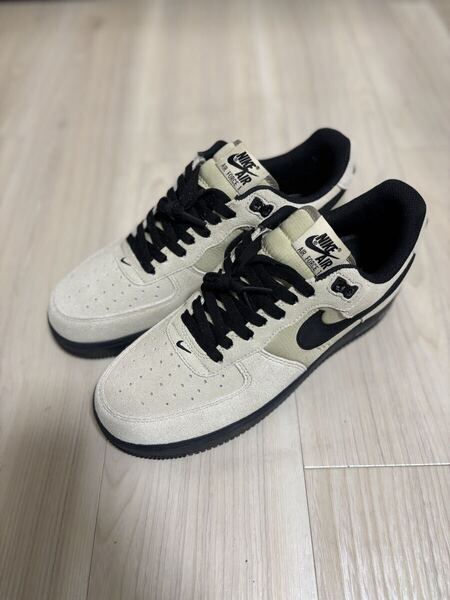 日本未発売 NIKE AIR FORCE 1 LOW US9.5 27.5cm HV6526-200 ナイキ エアフォース1 ロー DESERT KHAKI/BLACK カーキ ブラック 試着のみ
