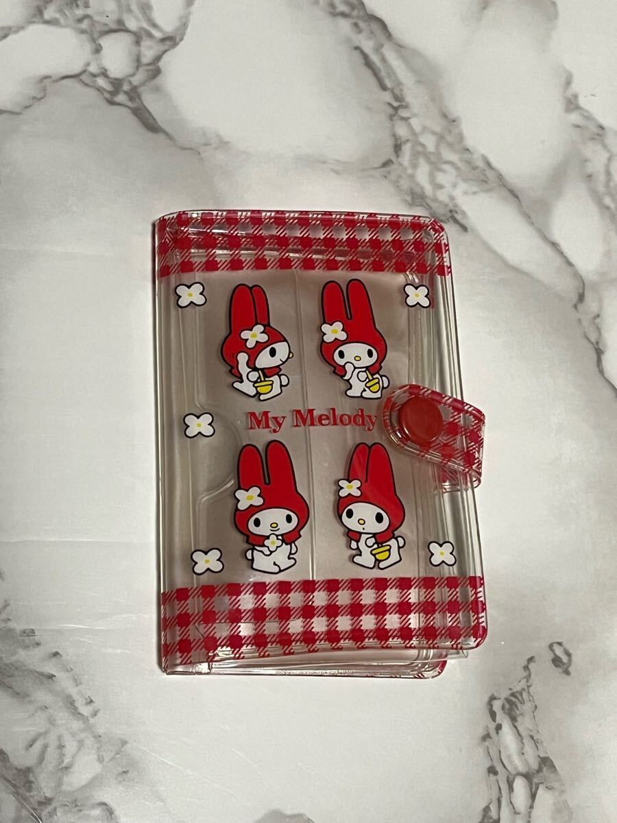 【希少】当時物マイメロディ　ギンガムチェック 赤ずきん　ケース　ファイル 希少】当時物マイメロディ ギンガムチェック 赤ずきん ケース
