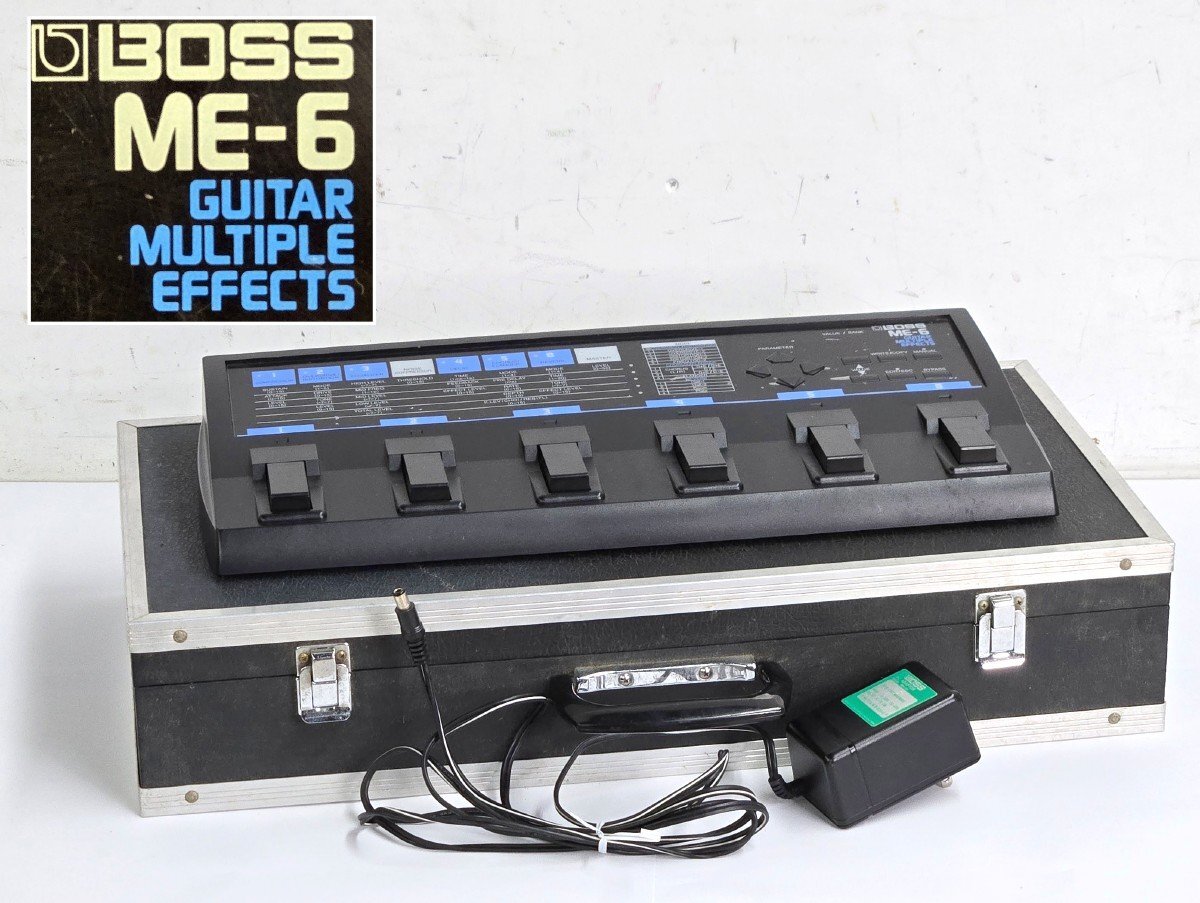 BOSS ME-6 ギター マルチ エフェクター ケース付き 取説明書付き 美品 Yahoo!オークション -「boss me-6」の落札相場・落札価格