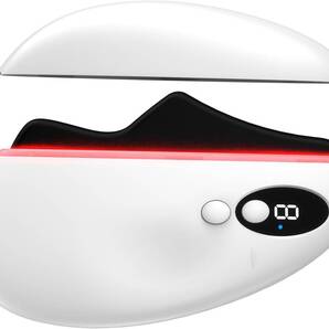 美顔器 かっさ 電動 カッサ 振動+温感+LED赤光 9段階温熱調整可能 全身使用可能